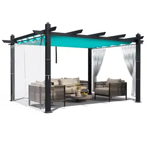 GARVEE Aluminum Pergola for Outdoor Patio last intervention of 10 x 13 feet