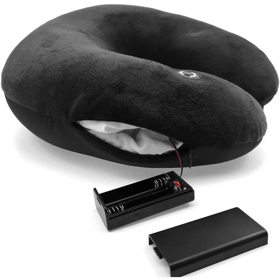 Pillow  Vibrating Black for   Support   in  Home and Office