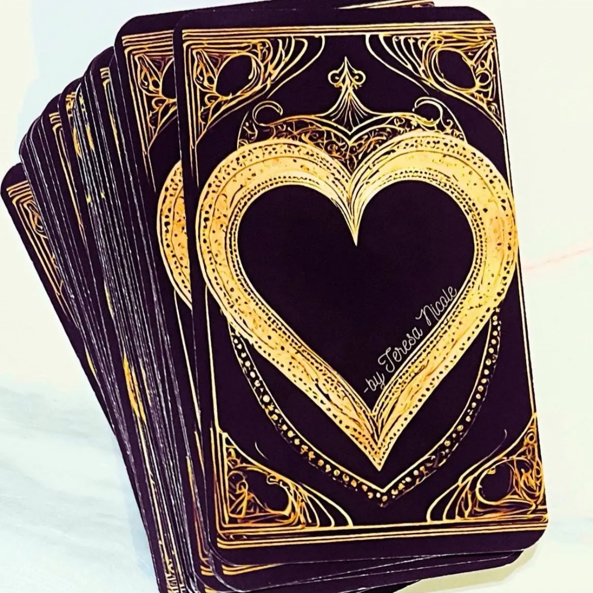 Heart of Gold Love & Romance Oracle Deck by Teresa Nicole