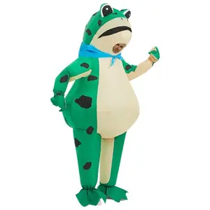 Inflatable Frog Costume – Funny Full-Body Blow-Up Cosplay Costume Suit for Adults, Halloween Party Costume for Adult Role Play