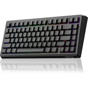 LEOBOG A80 RT Hall Effect Gaming Keyboard Wired, Rapid Trigger   Keyboard with 0.01mm RT Adjustable Actuation, 8000Hz Polling Rate, RGB Backlit Mechanical Keyboard 75% for PC Gamer