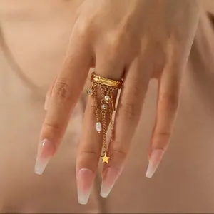 JC adjustable ring stainless stell