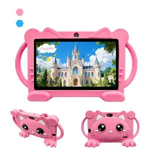 2026 Latest 7-Inch Android Tablet, Cute Cat Design Kids Tablet, Educational & Entertainment, Portable, Parental Control, Best Birthday Gift