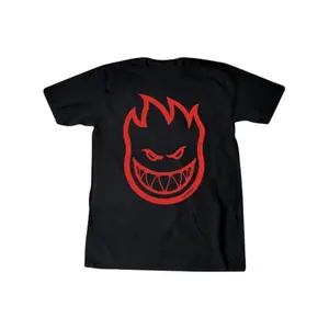 Spitfire Bighead Skateboard T-Shirt [Large] Black/ Red