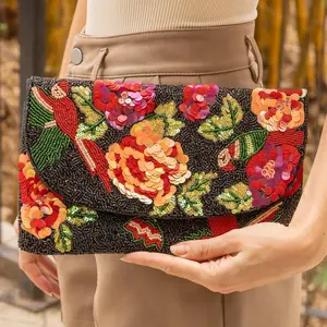 Olivia Beaded Clutch Purse