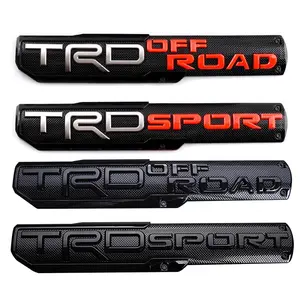 2pcs High-Quality Off-Road Emblem Decals - Self-Adhesive 4X4 Badge Stickers for SR5 V6 Pickup Trucks - Compatible with Tundra, Tacoma, and More