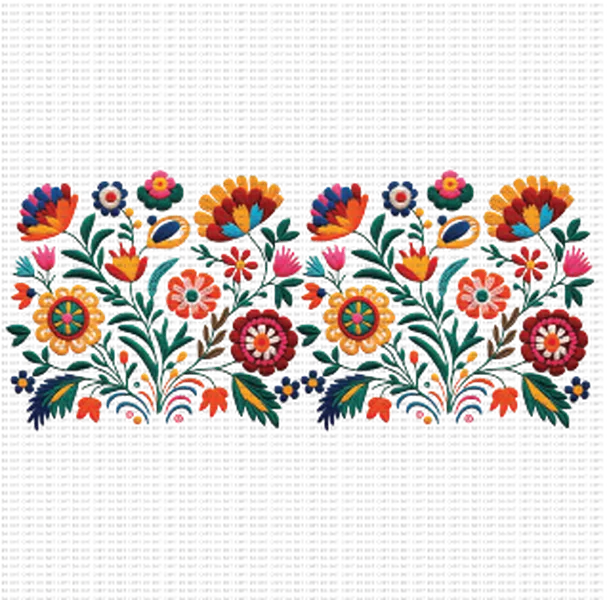 mexican embroidery flower uv dtf wrap mexican embroidery flower uv dtf wrap