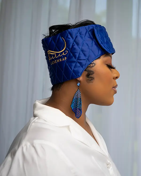 Royalty Blue Fearce LuxeWrap™ Headwrap