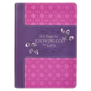 365 Days to Knowing God for Girls Devotional imitation leather