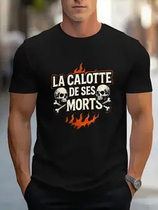 La Calotte De Ses Morts Grunge Motorcycle Gypsy T-Shirt, Unisex Vintage Design, Durable Comfortable Fabric, Classic Fit for All Seasons
