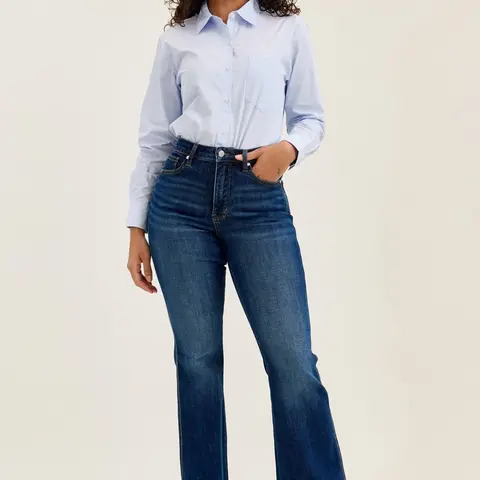 Kaylee Judy Blue HW Tummy Control Flare Jean