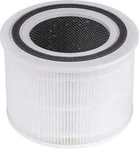 LEVOIT Core 300 Air Purifier Replacement Filter, 3-In-1 Filter, Efficiency Activated Carbon, Core300-RF, 1 Pack, White