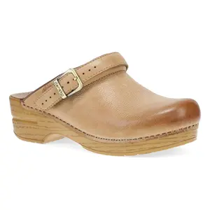Dansko Ingrid Women's Classic Clog In Honey Distressed