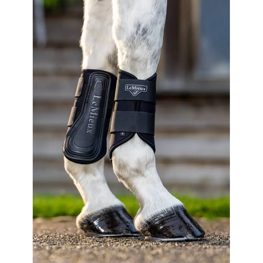 IT04916 LeMieux Grafter Brushing Boots - Black