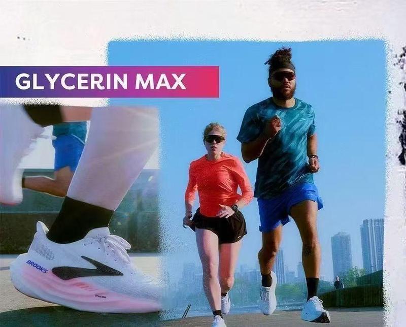 Sneakers for Men Women Glycerin Max Casual Cushioning Anti Slip Guard Your Knees Against Injury Comfortable Sport Shoes Running Marathon Fitness Gym Work Commute Daily Gift