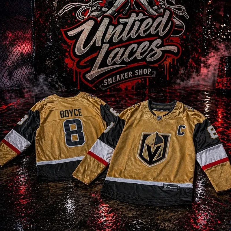 Vegas Golden Knights Captain Jersey #this 8 Boyce - Official NHL Authentic Hockey Jersey for Fans