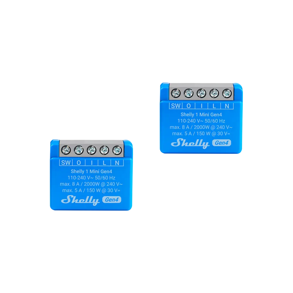 Shelly 1 Mini Gen4 x 2 pack