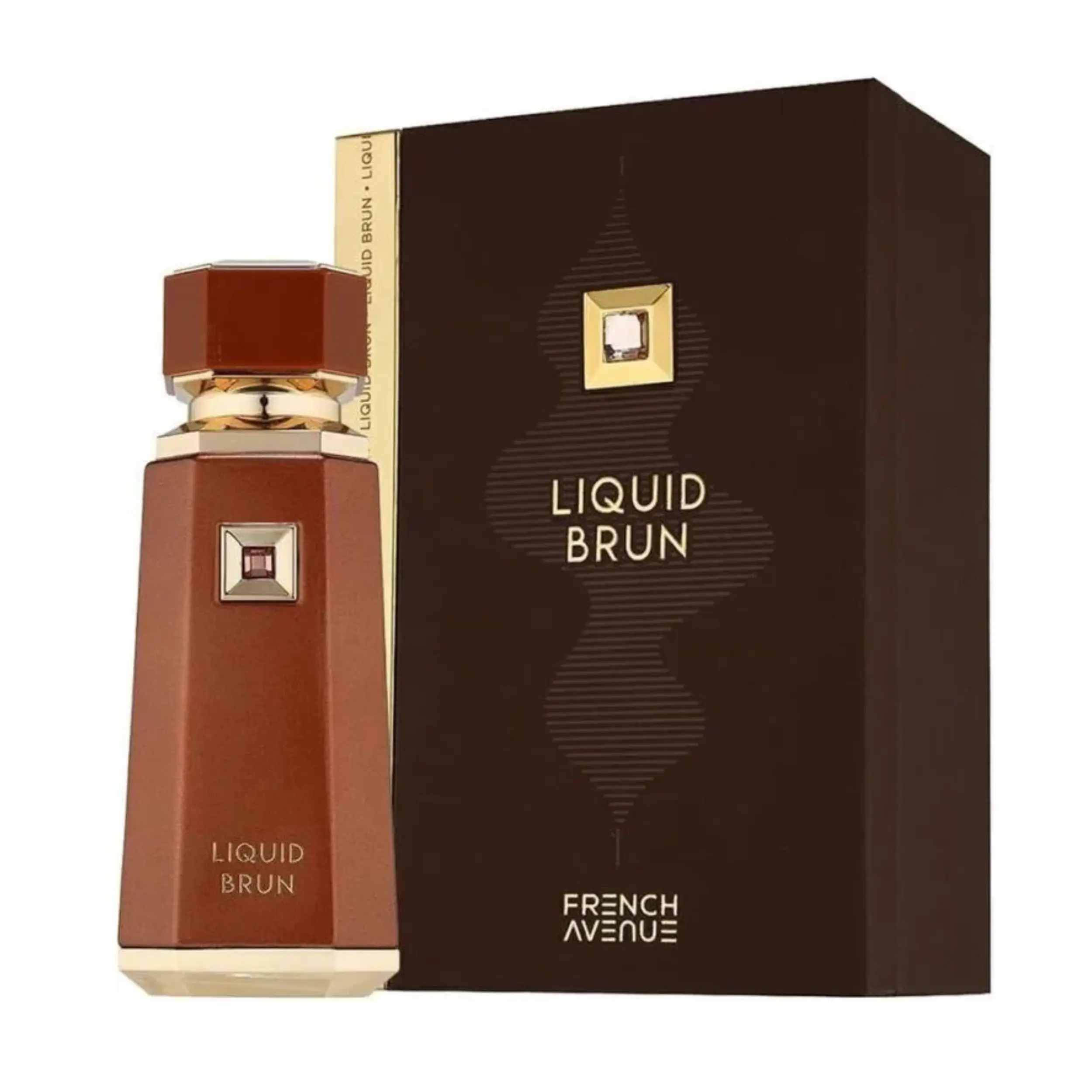 Fragrance World French Avenue Liquid Brun Eau de Parfum for Women, 3.4 fl.oz | Floral Amber & Warm Spicy Chypre Perfume