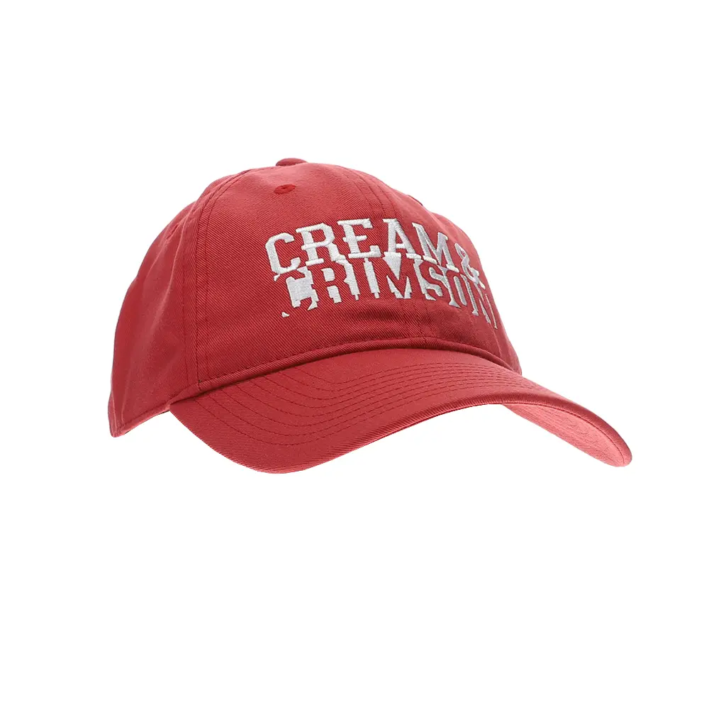 adidas Mens Indiana Hoosiers Slouch Adjustable Cap  - Red