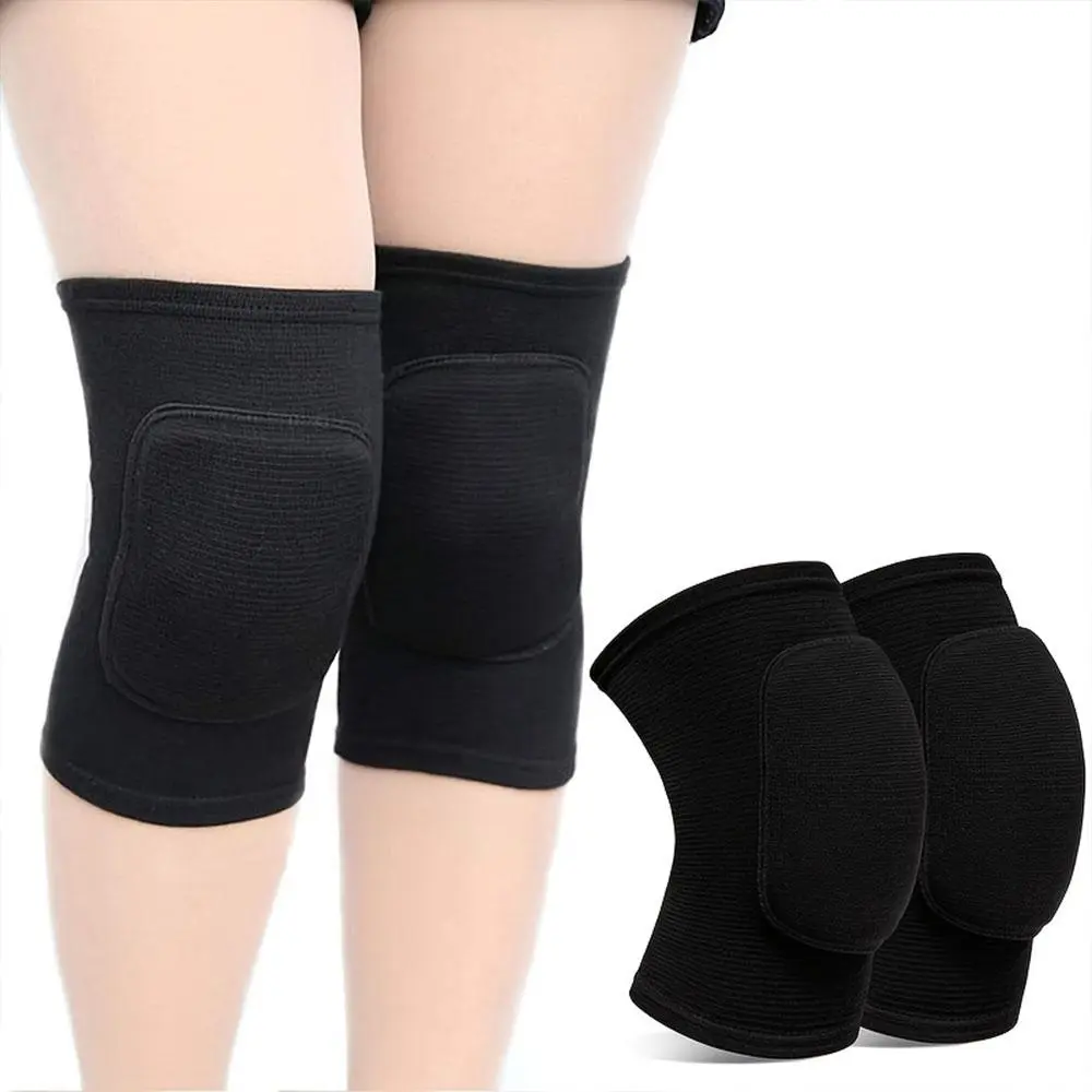 Thickened Sponge Knee Pads, Impact-Resistant Sports Knee Guards, Anti-Slip Abrasion-Proof Breathable Comfort, Unisex for Volleyball, Basketball, Dance, Cycling, Running, and Training, Volleyball Equipment, Volleyball Gear