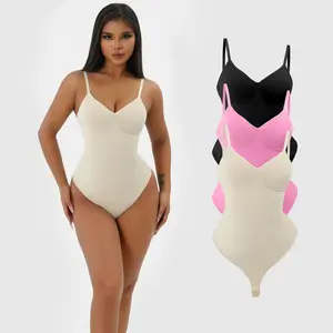 Yekilus  3-piece set  Shapewear Bodysuit Tummy Control  Seamless Sculpting Butt Lifter Body Shaper for Women