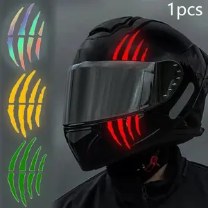 Reflective Scratch Stripe Vinyl Decal, Waterproof PVC Motorcycle Helmet Sticker, DIY Motorbike Car Fuel Tank Scooter Body Decor, Motorcycle Accessories, Motorcycle Stickers