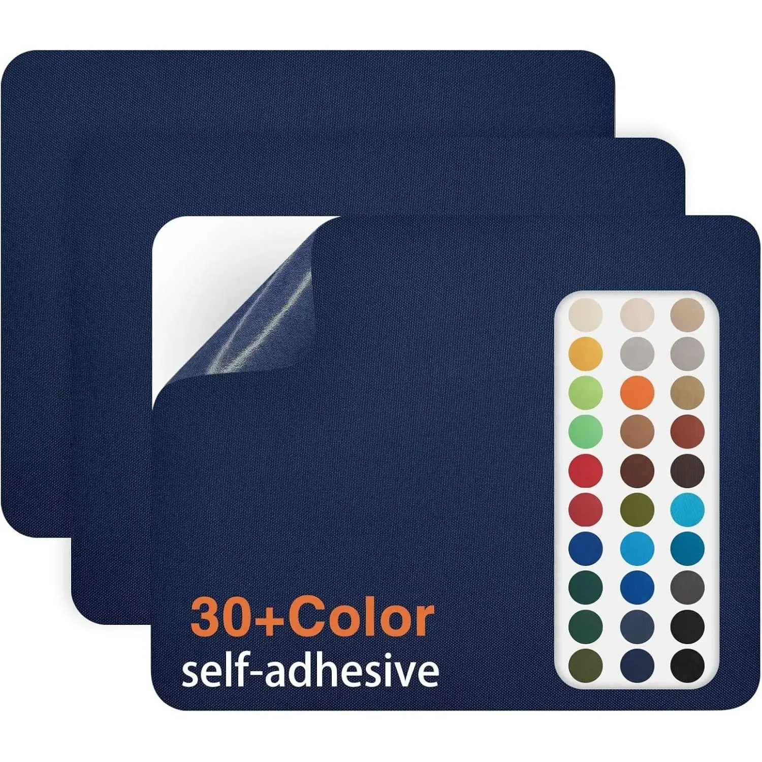 Canvas Repair Patch 9×11 Inch 3Pcs Waterproof Self-Adhesive Fabric Repair Patch for Tents,Boat Cover,Pop Up Canopy,Patio,Bags,Car Seats,Sofas,Furniture Cover