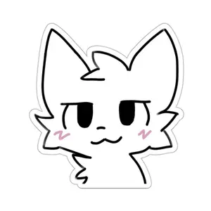 Boykisser Meme Kiss-Cut Sticker