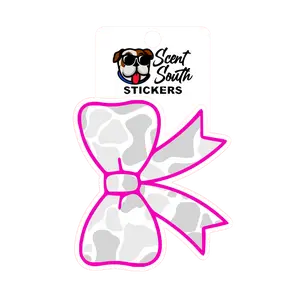 Pink bow - Sticker
