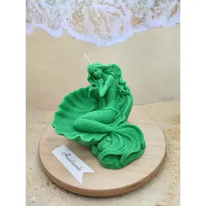 Mermaid in Shell Candle