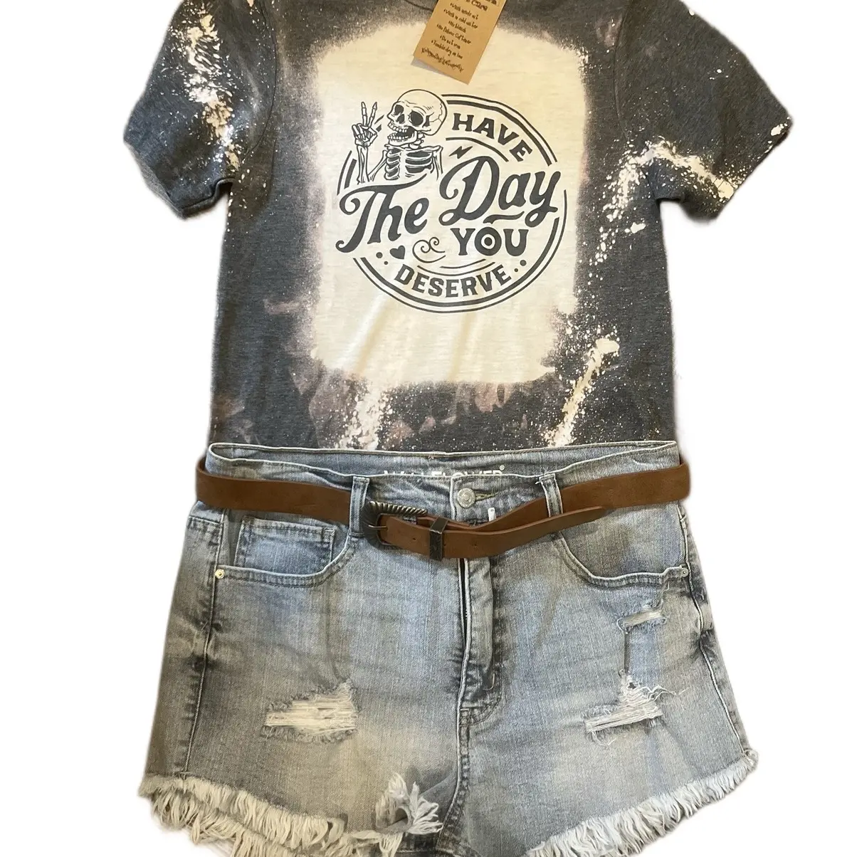 Have the day you deserve. Bleach sublimated shirt