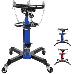 【GARVEE】Transmission Jack with Wheels-Hydraulic Transmission Jack with Foot Pedal, 1/2Ton(1322LBS) High Telescoping Lift Jacks 33.8" to 72.8" for Garage and Shop