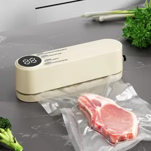 Mini Vacuum Sealer Machine, Home Use Small Automatic Wireless Vacuum Sealer, Compact Design USB Charging, Smart Food Bag Sealing Kitchen Packaging Tool, Kitchen Appliances