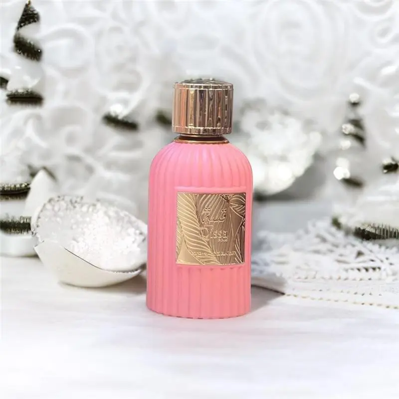 Qissa Pink Perfume EDP 3.4 Fl Oz edp for Womens Fruity Fragrance Floral Scent Apple Blend Scented Aroma
