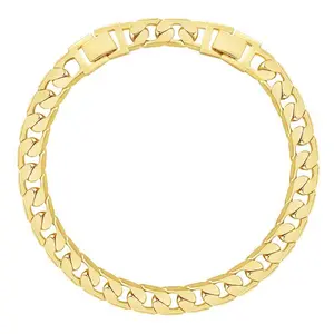 DearYou Studio B Gold Ankle Bracelets for Women, 14K Gold Anklets Chunky Cuban Link Chain Summer Beach Foot Jewelry Gifts & Jewelry for Christmas Gifts 9" or 11" Adjustable Extension Chain Mothers Day Gift Ideas
