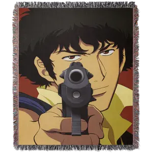 Cowboy 1  Woven Blanket Tapestry | Anime Room Decor | TikTok Viral Tapestry | Otaku Wall Art