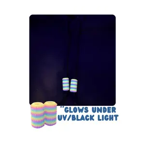 Little Ouchies - Spikie Hoodie Charms - Rainbow GLOW Collection, Hoodie Fidget, Wearable Sweatshirt Drawstring Fidgets for Anxiety & Stress Relief Portable Fidget Tool for On-the-Go Comfort and Impulse Management