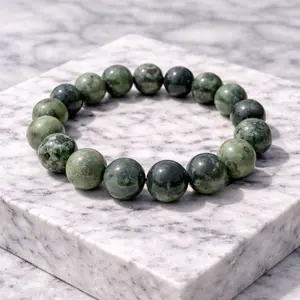 Rhyolite Bracelet 6/10mm Natural Crystal Beads for Renewal, Growth & Emotional Healing Handmade Healing Energy Jewelry