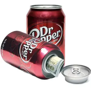 Dr Pepper Stash Can Safe 12 Fl. Oz. Fits cash, jewelry and other