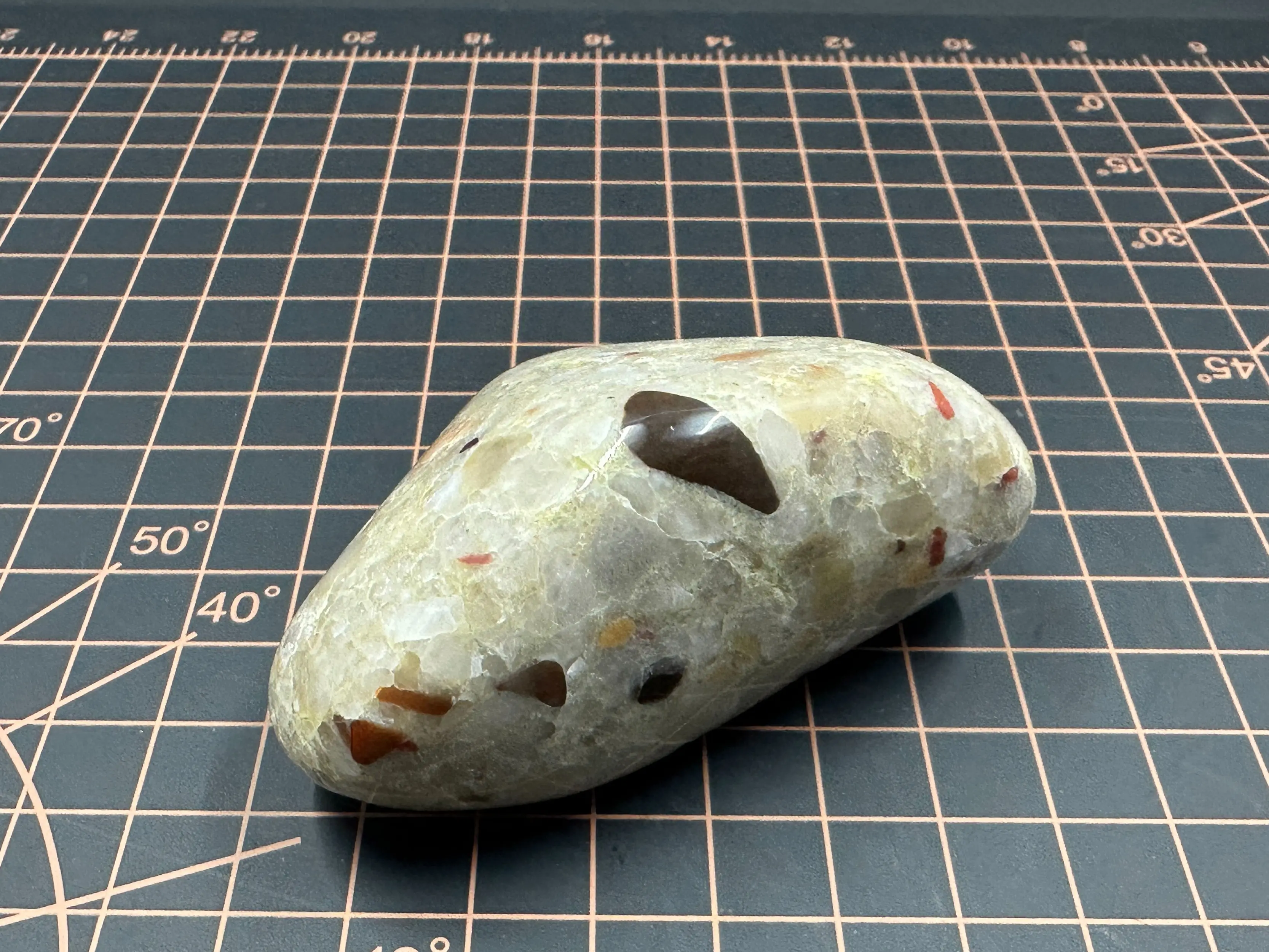 Polished Michigan Red Jasper Puddingstone - 034 - Little Charmer