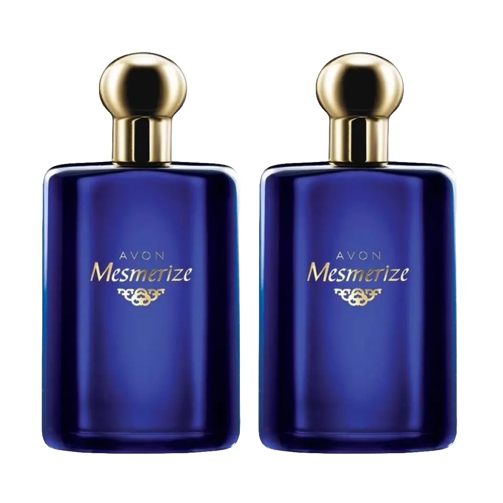 Mesmerize Cologne Spray for Men Pack of 2 (3.4 fl oz / 100ml Each) | Classic Woody Spicy Fragrance | Long-Lasting Masculine Cologne Gift