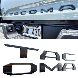 Tactilian 3D Stars and Stripes Insert Letters for Toyota Tacoma 2016-2023 Adhesive Backed Patriotic Design Enhances Visibility & Style Truck Decals