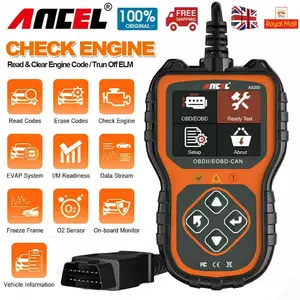 ANCEL AS200 Car OBD2 Scanner  Check Engine Fault  Automotive Diagnostic Tool  Professional Code Reader Vehicle