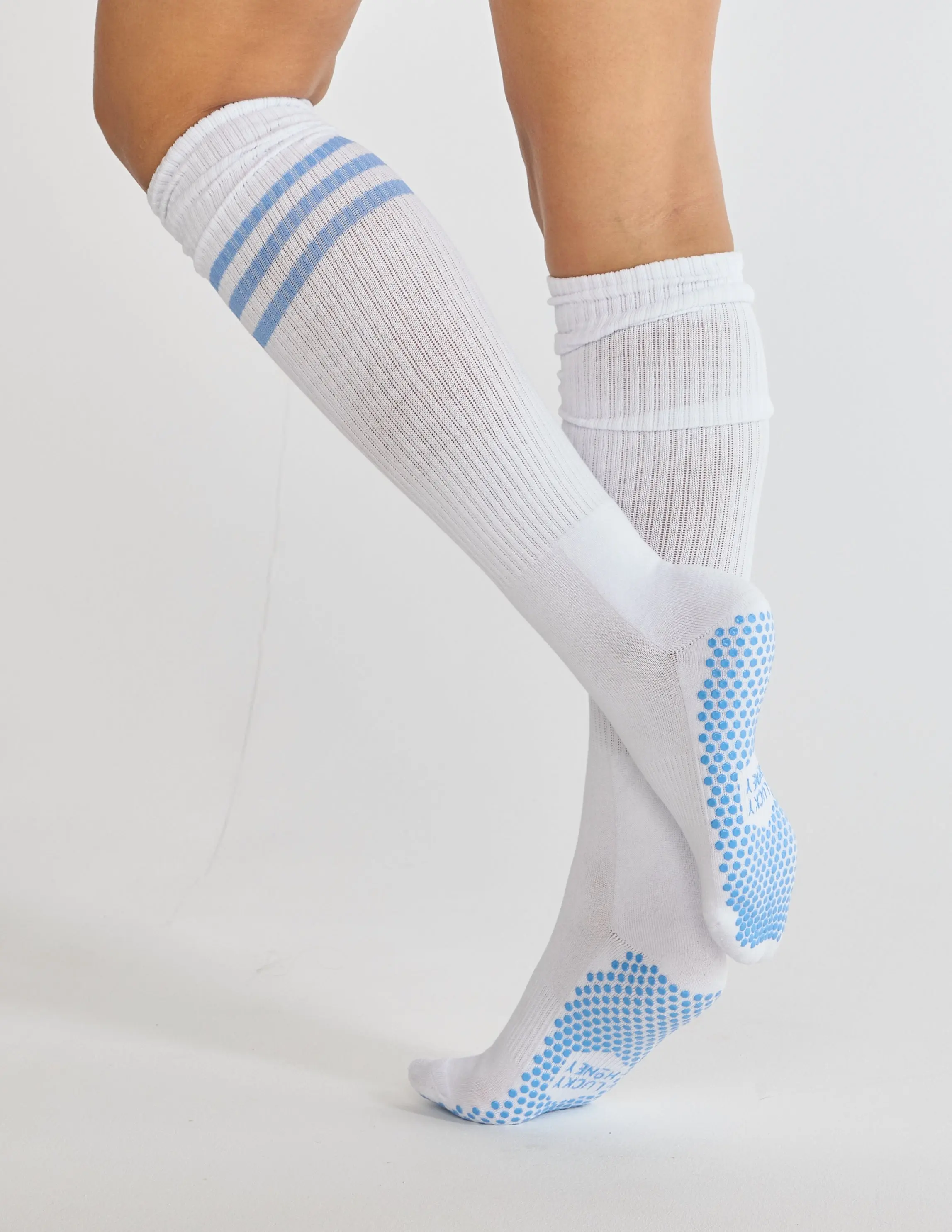 The Mismatched Knee High Grip Sock