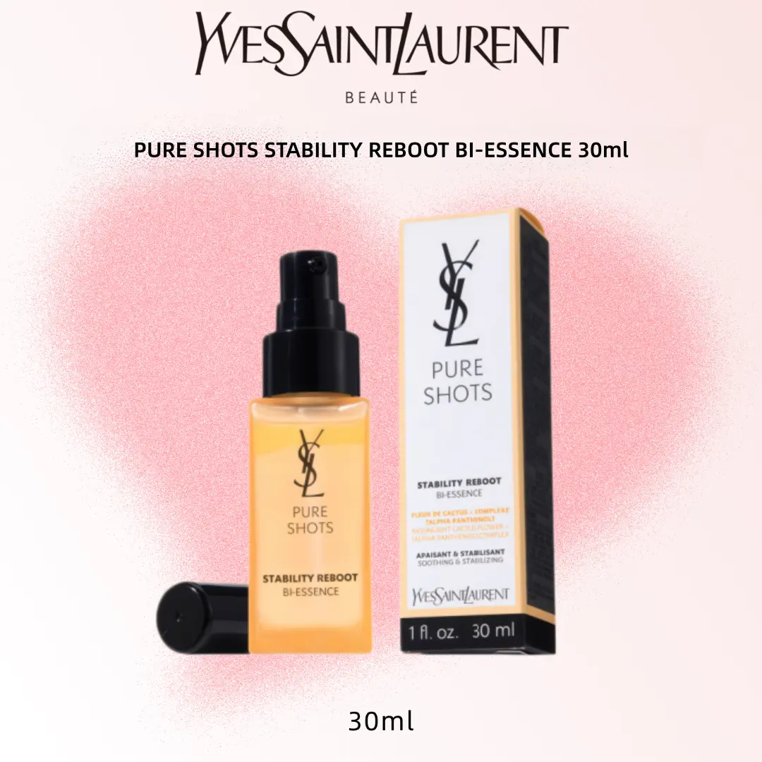 Yves Saint Laurent Pure Shots Stability Reboot Bi-Essence 30ml - Revitalizing Serum for Radiant Skin