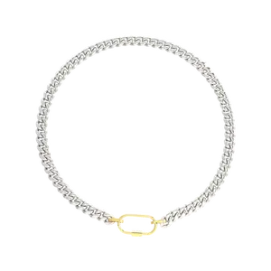 SLEEK CARABINER ANNE MIX NECKLACE