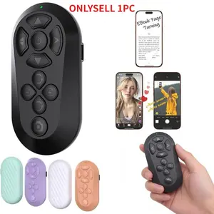 Bluetooth Remote for TikTok Scrolling, Page Turning, Volume Control & Camera Shutter | Hands-Free Phone Controller for iPhone & Android, 2026 Upgraded, Wireless Remote Control