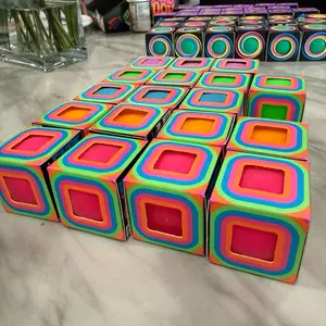 Neon Cube Squish | Color Pop Sensory Fidget Toy