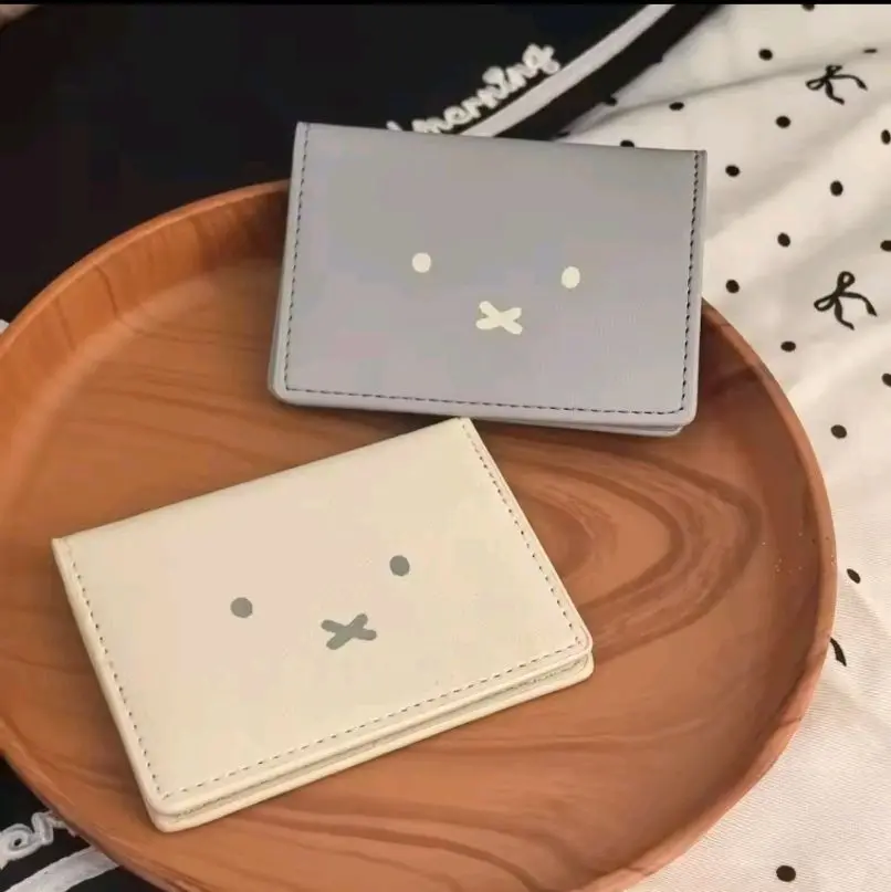 Kawaii Miffys Rabbit  ID Card Bank Card Wallet | Bunny Storage Bag Multiple Card Slots Portable Zero Wallet Cute Gift Toy