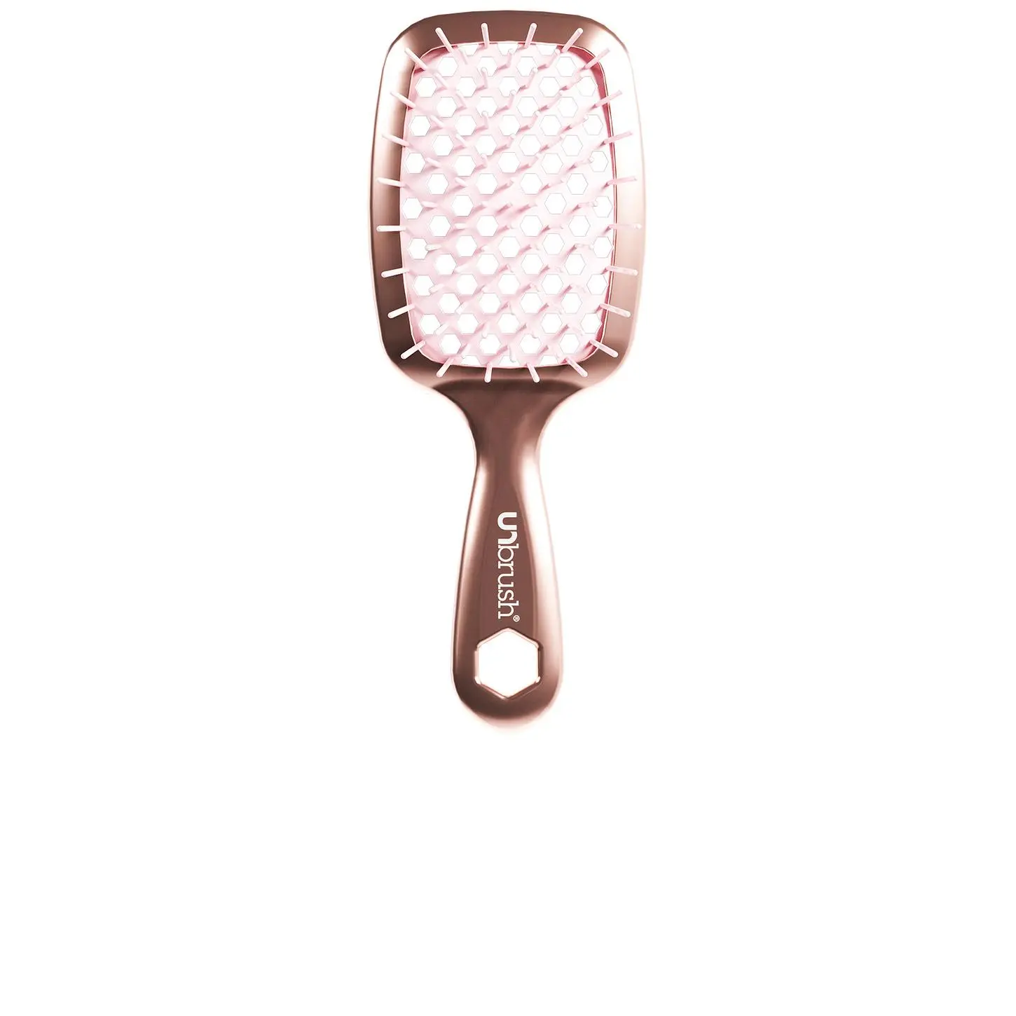 UNbrush Mini Detangling Brush in Rose Gold